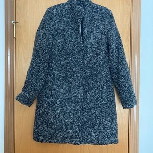 Cocoon mixed grey pea coat